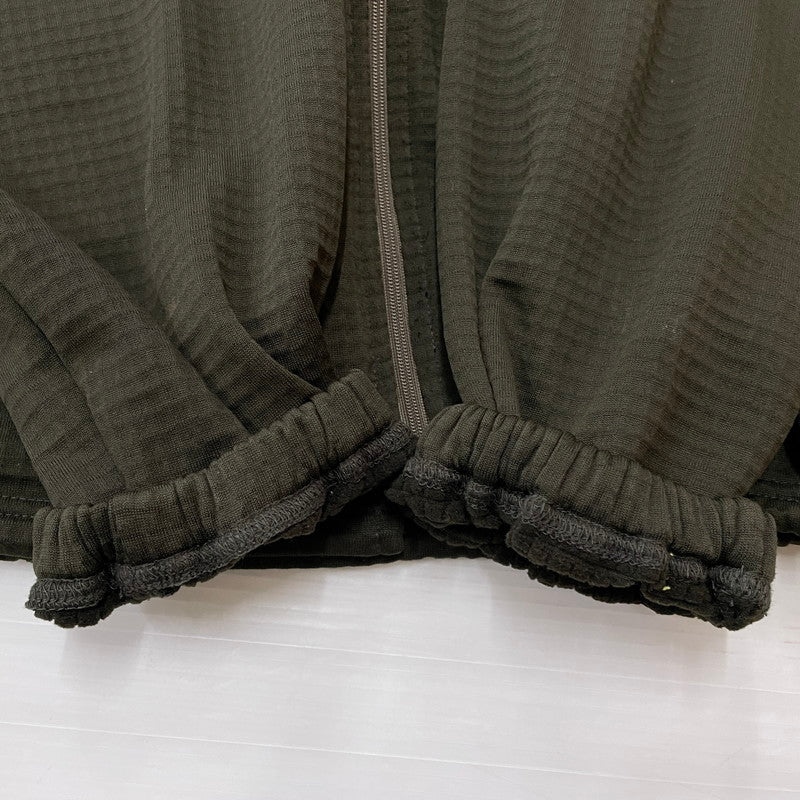 【現状渡し品】【メンズ】 TAP WATER タップウォーター POLARTECH GRID ZIP FLEECE JKT TP221-30007 ポーラーテック グリッド ジップ フリース ジャケット ライトアウター 140-260107-ks-22-tei サイズ：L カラー：グリーン 万代Net店