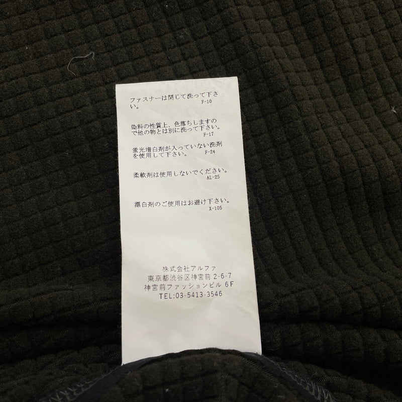 【現状渡し品】【メンズ】 TAP WATER タップウォーター POLARTECH GRID ZIP FLEECE JKT TP221-30007 ポーラーテック グリッド ジップ フリース ジャケット ライトアウター 140-260107-ks-22-tei サイズ：L カラー：グリーン 万代Net店