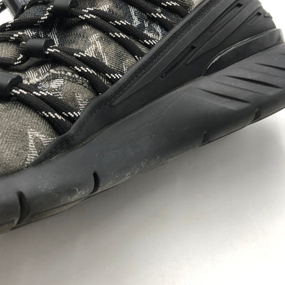 【中古品】【メンズ】 LOUIS VUITTON ルイ・ヴィトン 1A5B8Y モノグラム・デニム ファストレーン・ライン スニーカー 靴 ヴァージル・アブロー 179-260107-ko-10-tei サイズ：7 1/2 カラー：ブラック 万代Net店