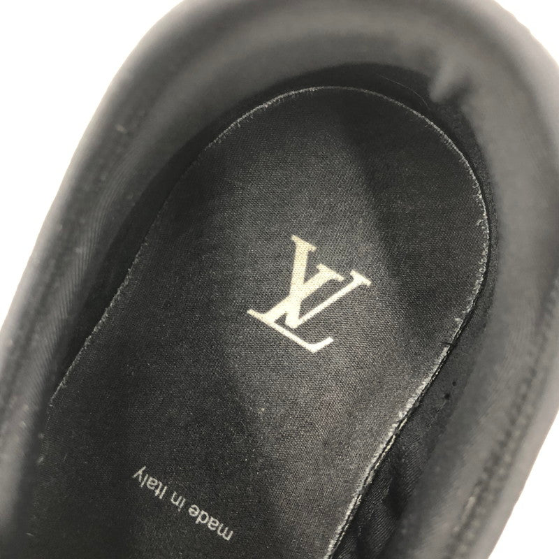 【中古品】【メンズ】 LOUIS VUITTON ルイ・ヴィトン 1A5B8Y モノグラム・デニム ファストレーン・ライン スニーカー 靴 ヴァージル・アブロー 179-260107-ko-10-tei サイズ：7 1/2 カラー：ブラック 万代Net店