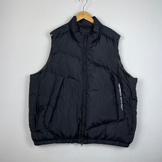【中古品】【メンズ】 TIGHTBOOTH タイトブース PA DOWN VEST PA ダウンベスト ライトアウター 142-260107-ks-23-fuz サイズ：XL カラー：ブラック 万代Net店
