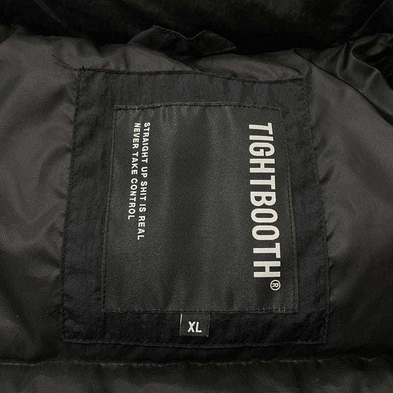 【中古品】【メンズ】 TIGHTBOOTH タイトブース PA DOWN VEST PA ダウンベスト ライトアウター 142-260107-ks-23-fuz サイズ：XL カラー：ブラック 万代Net店
