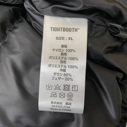 【中古品】【メンズ】 TIGHTBOOTH タイトブース PA DOWN VEST PA ダウンベスト ライトアウター 142-260107-ks-23-fuz サイズ：XL カラー：ブラック 万代Net店
