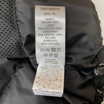 【中古品】【メンズ】 TIGHTBOOTH タイトブース PA DOWN VEST PA ダウンベスト ライトアウター 142-260107-ks-23-fuz サイズ：XL カラー：ブラック 万代Net店