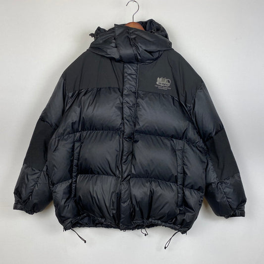 【中古品】【メンズ】 is-ness イズネス × NANGA ナンガ 23AW FUNCTIONAL DOWN JACKET 1005AWDOWNJK01 ファンクショナル ダウンジャケット アウター 144-260108-ks-10-tei サイズ：L カラー：ブラック 万代Net店