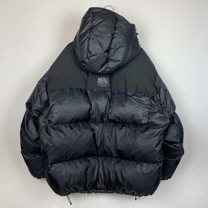 【中古品】【メンズ】 is-ness イズネス × NANGA ナンガ 23AW FUNCTIONAL DOWN JACKET 1005AWDOWNJK01 ファンクショナル ダウンジャケット アウター 144-260108-ks-10-tei サイズ：L カラー：ブラック 万代Net店