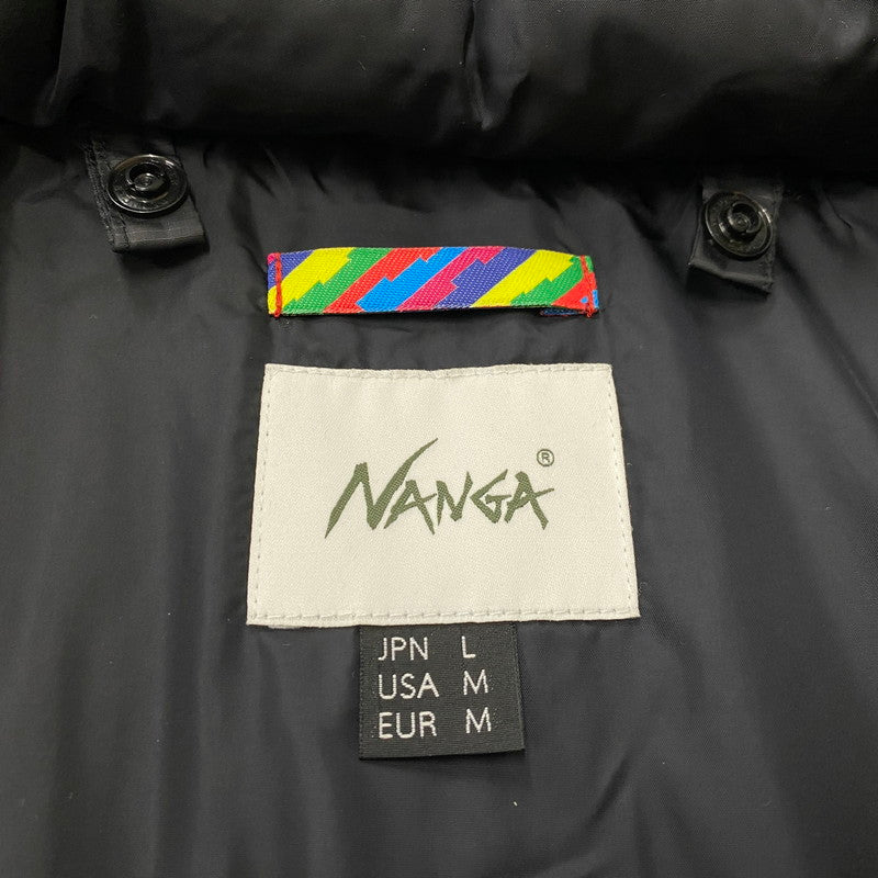 【中古品】【メンズ】 is-ness イズネス × NANGA ナンガ 23AW FUNCTIONAL DOWN JACKET 1005AWDOWNJK01 ファンクショナル ダウンジャケット アウター 144-260108-ks-10-tei サイズ：L カラー：ブラック 万代Net店