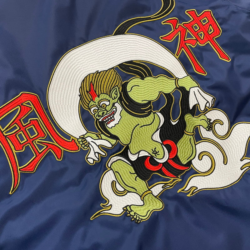 【中古品】【メンズ】 USED 疾風伝説 特攻の拓 風神 ドカジャン アウター 特攻の拓展 147-260107-ks-12-tei サイズ：表記サイズ無し カラー：ネイビー 万代Net店