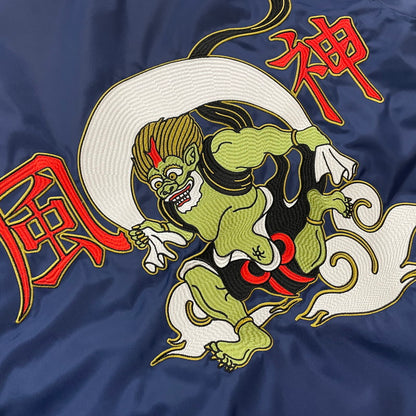 【中古品】【メンズ】 USED 疾風伝説 特攻の拓 風神 ドカジャン アウター 特攻の拓展 147-260107-ks-12-tei サイズ：表記サイズ無し カラー：ネイビー 万代Net店