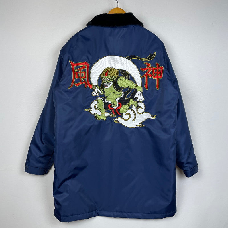 【中古品】【メンズ】 USED 疾風伝説 特攻の拓 風神 ドカジャン アウター 特攻の拓展 147-260107-ks-12-tei サイズ：表記サイズ無し カラー：ネイビー 万代Net店