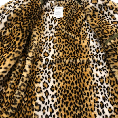 【現状渡し品】【メンズ】 CRIMIE クライミー LEOPARD BOA JACKET CR01-01K5-JK22 レオパード ボア ジャケット アウター 142-260109-yy-11-tei サイズ：M カラー：カーキ 万代Net店