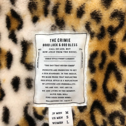 【現状渡し品】【メンズ】 CRIMIE クライミー LEOPARD BOA JACKET CR01-01K5-JK22 レオパード ボア ジャケット アウター 142-260109-yy-11-tei サイズ：M カラー：カーキ 万代Net店