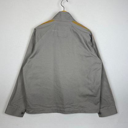 【中古品】【メンズ】 HYSTERIC GLAMOUR ヒステリックグラマー DETROIT ROCK RACING JKT 02243AB11 デトロイト ロック レーシング ジャケット ライトアウター 140-260108-ks-03-fuz サイズ：S カラー：グレー 万代Net店
