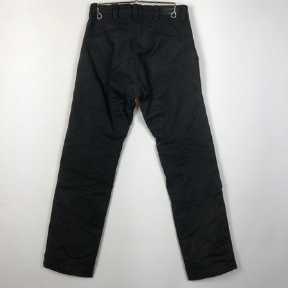 【現状渡し品】【メンズ】 KADOYA カドヤ COTTON RIDING PANTS コットン ライディング パンツ ボトムス 156-260109-ks-10-tei サイズ：31 カラー：ブラック 万代Net店