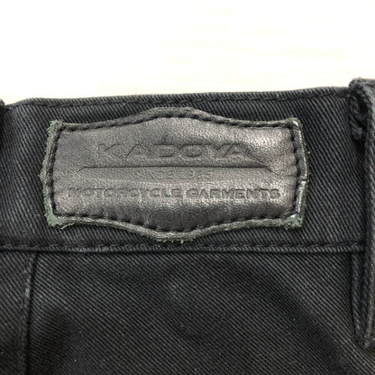 【現状渡し品】【メンズ】 KADOYA カドヤ COTTON RIDING PANTS コットン ライディング パンツ ボトムス 156-260109-ks-10-tei サイズ：31 カラー：ブラック 万代Net店