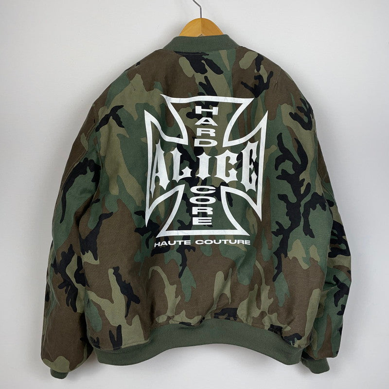 【中古品】【メンズ】 ALICE HOLLYWOOD アリスハリウッド × F.M.C.D エフエムシーディー 別注 コラボ ALICE CUSTOM BOMBER JACKET アリス カスタム ボンバー ジャケット アウター 141-260107-ks-16-tei サイズ：M カラー：TYPE 1 万代Net店