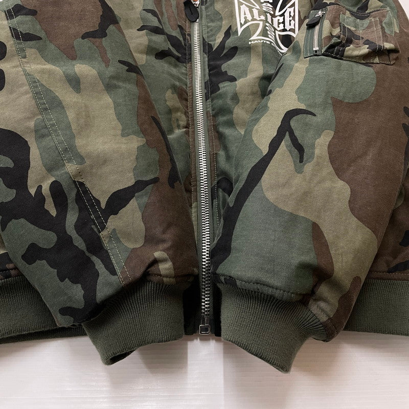 【中古品】【メンズ】 ALICE HOLLYWOOD アリスハリウッド × F.M.C.D エフエムシーディー 別注 コラボ ALICE CUSTOM BOMBER JACKET アリス カスタム ボンバー ジャケット アウター 141-260107-ks-16-tei サイズ：M カラー：TYPE 1 万代Net店