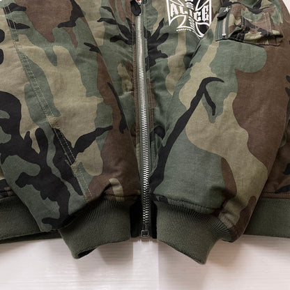 【中古品】【メンズ】 ALICE HOLLYWOOD アリスハリウッド × F.M.C.D エフエムシーディー 別注 コラボ ALICE CUSTOM BOMBER JACKET アリス カスタム ボンバー ジャケット アウター 141-260107-ks-16-tei サイズ：M カラー：TYPE 1 万代Net店