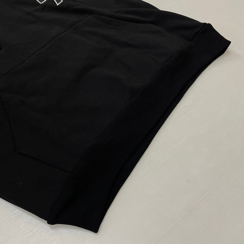 【中古品】【メンズ】 HYSTERIC GLAMOUR ヒステリックグラマー × WIND AND SEA ウィンダンシー 別注コラボ 3RD LOGO HOODIE WDS-HYS-3-06 ロゴフーディー トップス プルオーバーパーカー 142-260817-ss-05-tei サイズ：M カラー：ブラック 万代Net店