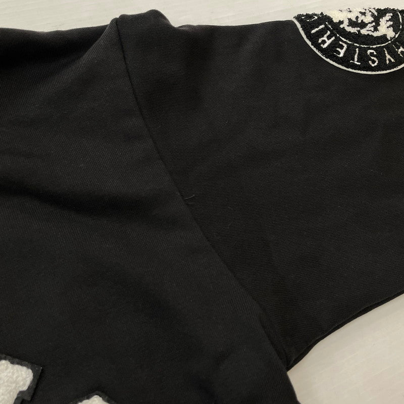 【中古品】【メンズ】 HYSTERIC GLAMOUR ヒステリックグラマー × WIND AND SEA ウィンダンシー 別注コラボ 3RD LOGO HOODIE WDS-HYS-3-06 ロゴフーディー トップス プルオーバーパーカー 142-260817-ss-05-tei サイズ：M カラー：ブラック 万代Net店