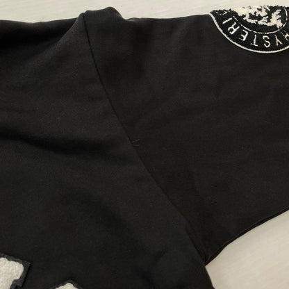 【中古品】【メンズ】 HYSTERIC GLAMOUR ヒステリックグラマー × WIND AND SEA ウィンダンシー 別注コラボ 3RD LOGO HOODIE WDS-HYS-3-06 ロゴフーディー トップス プルオーバーパーカー 142-260817-ss-05-tei サイズ：M カラー：ブラック 万代Net店