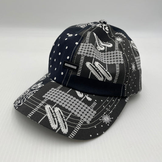 【中古品】【メンズ】 NEIGHBORHOOD ネイバーフッド 21SS DAD-B/C-CAP 212YGNH-HT10 ダッド キャップ ペイズリー 帽子 185-260704-yo-12-tei サイズ：FITS ALL カラー：ブラック 万代Net店