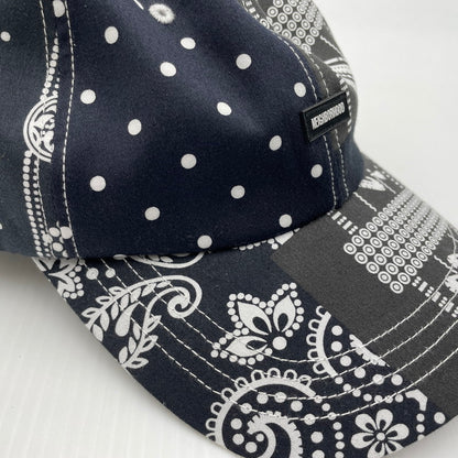 【中古品】【メンズ】 NEIGHBORHOOD ネイバーフッド 21SS DAD-B/C-CAP 212YGNH-HT10 ダッド キャップ ペイズリー 帽子 185-260704-yo-12-tei サイズ：FITS ALL カラー：ブラック 万代Net店