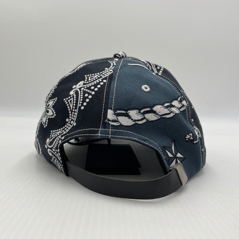 【中古品】【メンズ】 NEIGHBORHOOD ネイバーフッド 21SS DAD-B/C-CAP 212YGNH-HT10 ダッド キャップ ペイズリー 帽子 185-260704-yo-12-tei サイズ：FITS ALL カラー：ブラック 万代Net店