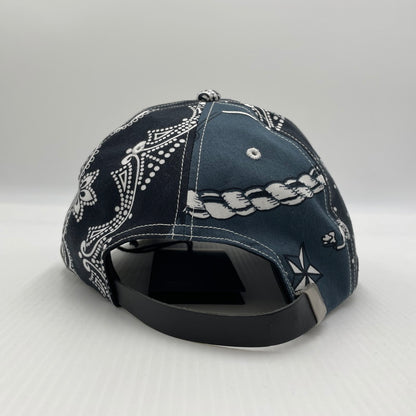 【中古品】【メンズ】 NEIGHBORHOOD ネイバーフッド 21SS DAD-B/C-CAP 212YGNH-HT10 ダッド キャップ ペイズリー 帽子 185-260704-yo-12-tei サイズ：FITS ALL カラー：ブラック 万代Net店