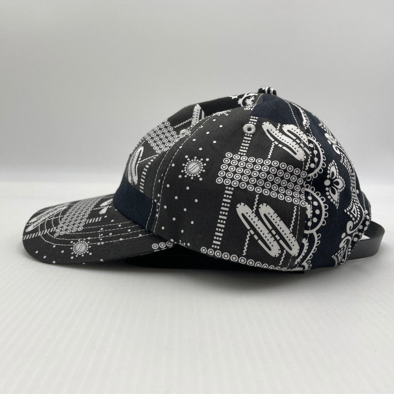【中古品】【メンズ】 NEIGHBORHOOD ネイバーフッド 21SS DAD-B/C-CAP 212YGNH-HT10 ダッド キャップ ペイズリー 帽子 185-260704-yo-12-tei サイズ：FITS ALL カラー：ブラック 万代Net店