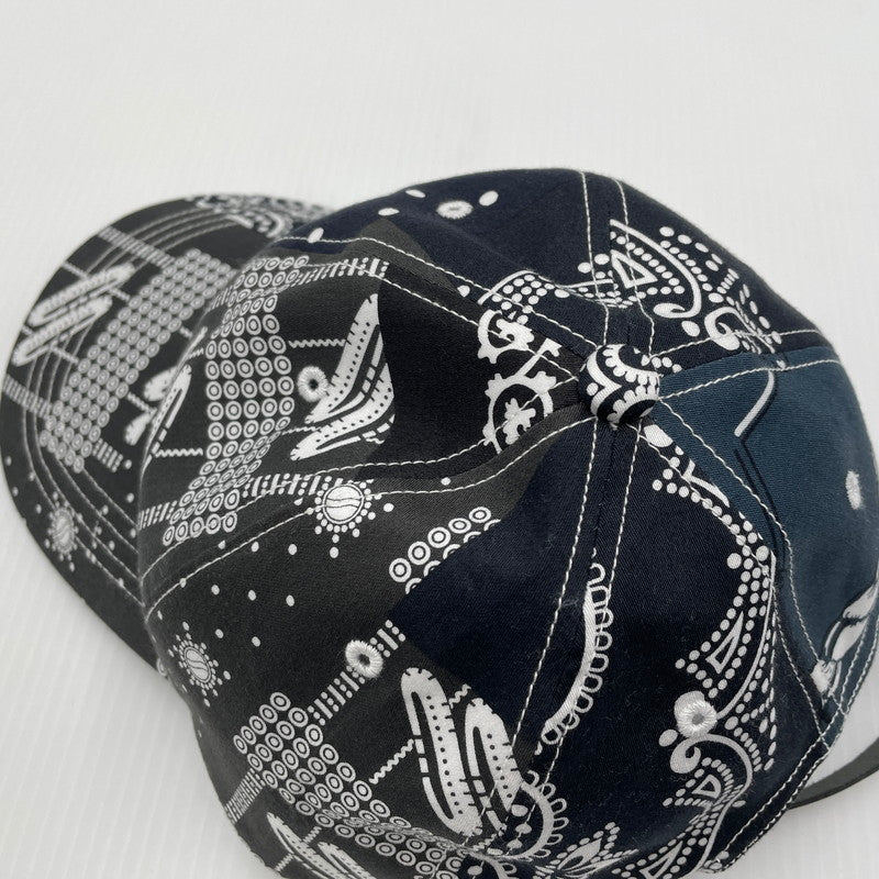 【中古品】【メンズ】 NEIGHBORHOOD ネイバーフッド 21SS DAD-B/C-CAP 212YGNH-HT10 ダッド キャップ ペイズリー 帽子 185-260704-yo-12-tei サイズ：FITS ALL カラー：ブラック 万代Net店