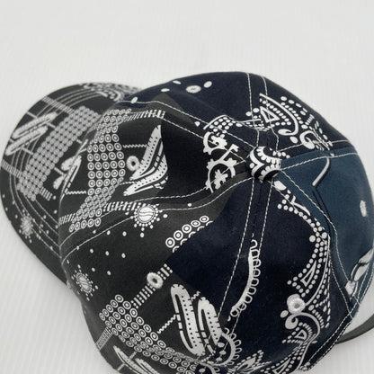 【中古品】【メンズ】 NEIGHBORHOOD ネイバーフッド 21SS DAD-B/C-CAP 212YGNH-HT10 ダッド キャップ ペイズリー 帽子 185-260704-yo-12-tei サイズ：FITS ALL カラー：ブラック 万代Net店