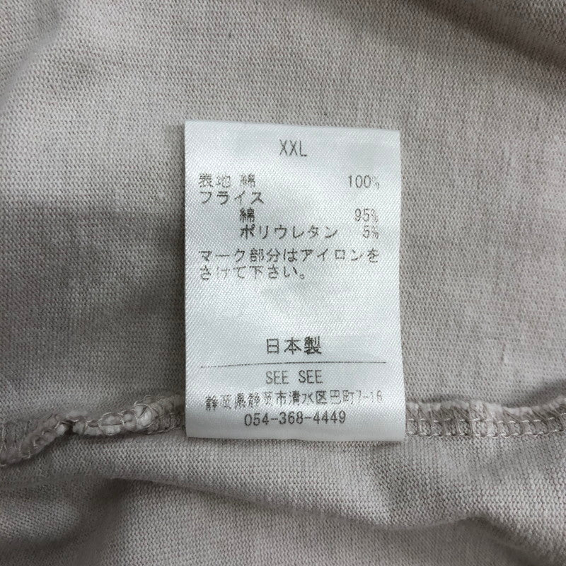 【中古品】【メンズ】 SEE SEE シーシー BIG SIZE L/S POCKET TEE ビッグ サイズ ロングスリーブ ポケット Tシャツ 長袖 トップス 142-260109-yy-01-tei サイズ：XXL カラー：アッシュグレー 万代Net店