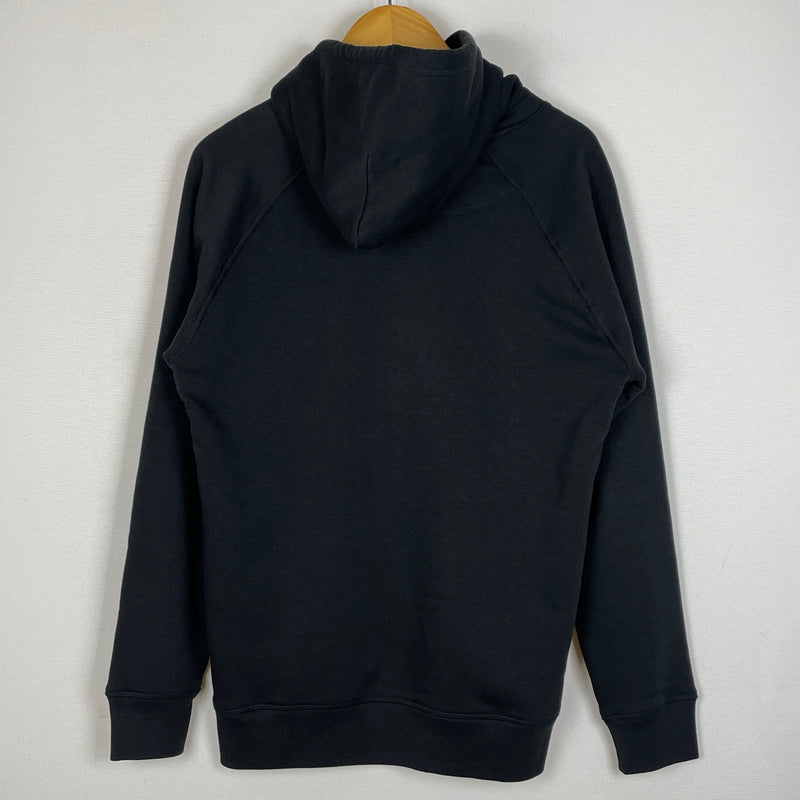 【中古品】【メンズ】 NO COMMENT ノーコメント PRINT LOGO HOODIE プリント ロゴ フーディ 長袖 トップス プルーオーバー パーカー 141-260830-sa-14-tei サイズ：M カラー：ブラック 万代Net店