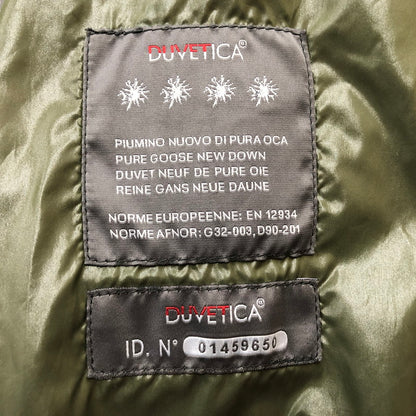 【中古品】【メンズ】 DUVETICA デュベティカ DOWN JACKET U.3390.00-1035R ダウンジャケット アウター フェザー 141-260111-ko-08-tei サイズ：46 カラー：ネイビー 万代Net店