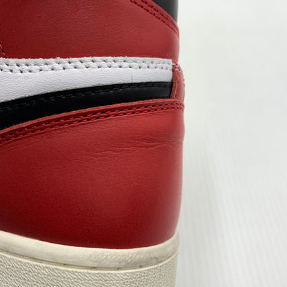 【中古品】【メンズ】 NIKE ナイキ AIR JORDAN 1 RETRO HIGH OG BLACK TOE REIMAGINED DZ5485-106 エアジョーダン1 レトロ ハイ スニーカー 靴 シューズ 160-260917-ko-02-teih サイズ：27.5cm カラー：ブラックレッド 万代Net店
