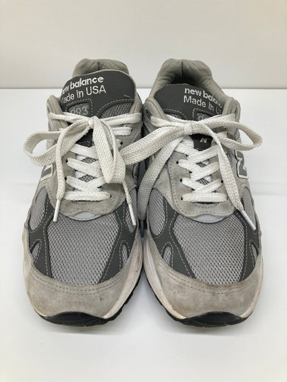 【中古品】【メンズ】 NEW BALANCE ニューバランス MR993GL ローカット スニーカー 靴 MADE IN USA 162-260718-kk-27-hon カラー：GRAY 万代Net店