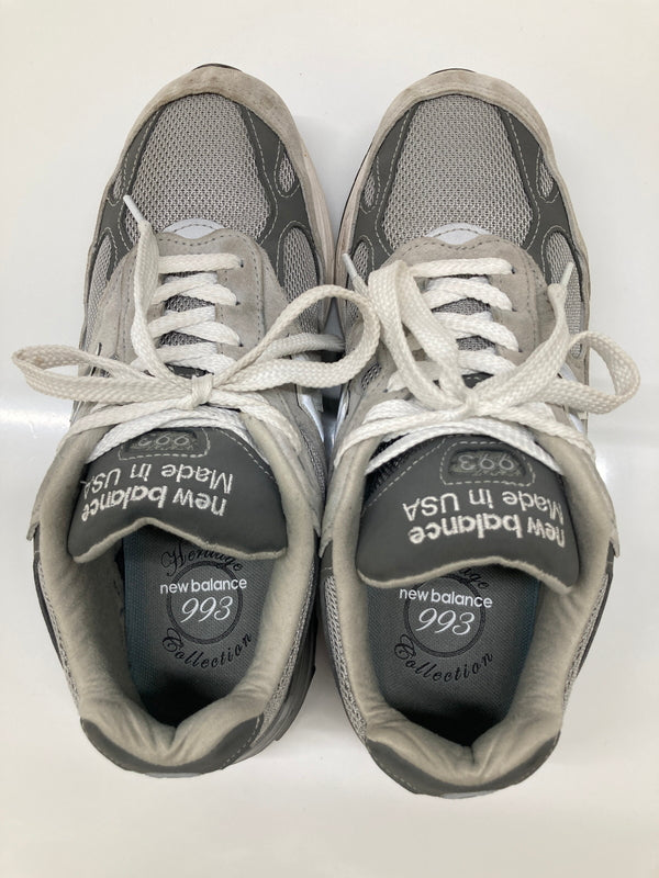 【中古品】【メンズ】 NEW BALANCE ニューバランス MR993GL ローカット スニーカー 靴 MADE IN USA 162-260718-kk-27-hon カラー：GRAY 万代Net店