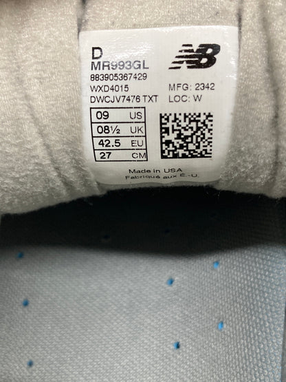 【中古品】【メンズ】 NEW BALANCE ニューバランス MR993GL ローカット スニーカー 靴 MADE IN USA 162-260718-kk-27-hon カラー：GRAY 万代Net店