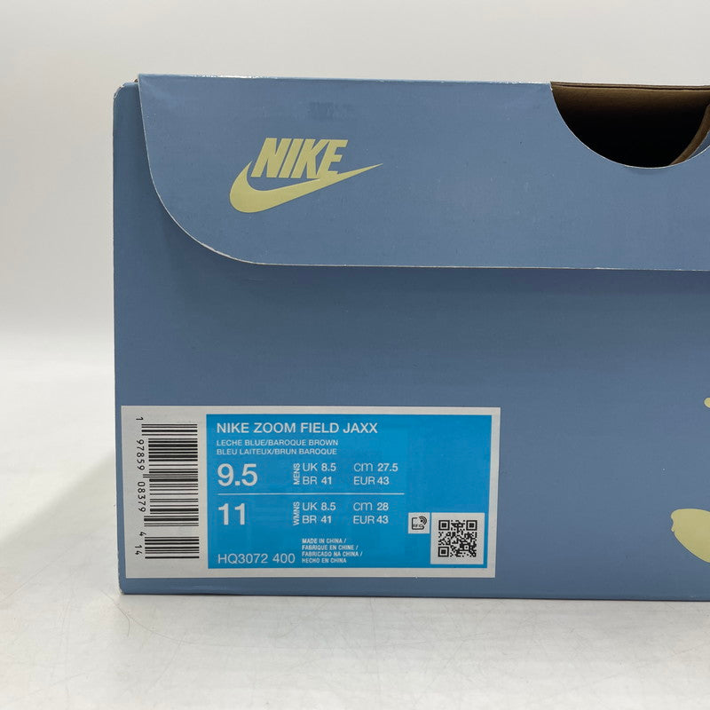 【中古品】【メンズ】 NIKE ナイキ × TRAVISSCOTT トラヴィススコット 別注コラボ ZOOM FIELD JAXX HQ3072-400 ズーム フィールド ジャックス スニーカー 靴 160-260904-yo-03-teih サイズ：27.5cm カラー：レーチェブルー/アイボリー 万代Net店