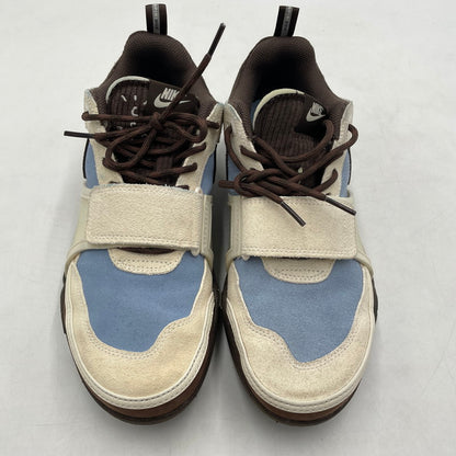 【中古品】【メンズ】 NIKE ナイキ × TRAVISSCOTT トラヴィススコット 別注コラボ ZOOM FIELD JAXX HQ3072-400 ズーム フィールド ジャックス スニーカー 靴 160-260904-yo-03-teih サイズ：27.5cm カラー：レーチェブルー/アイボリー 万代Net店