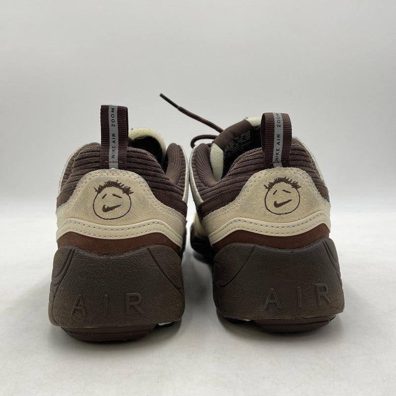 【中古品】【メンズ】 NIKE ナイキ × TRAVISSCOTT トラヴィススコット 別注コラボ ZOOM FIELD JAXX HQ3072-400 ズーム フィールド ジャックス スニーカー 靴 160-260904-yo-03-teih サイズ：27.5cm カラー：レーチェブルー/アイボリー 万代Net店