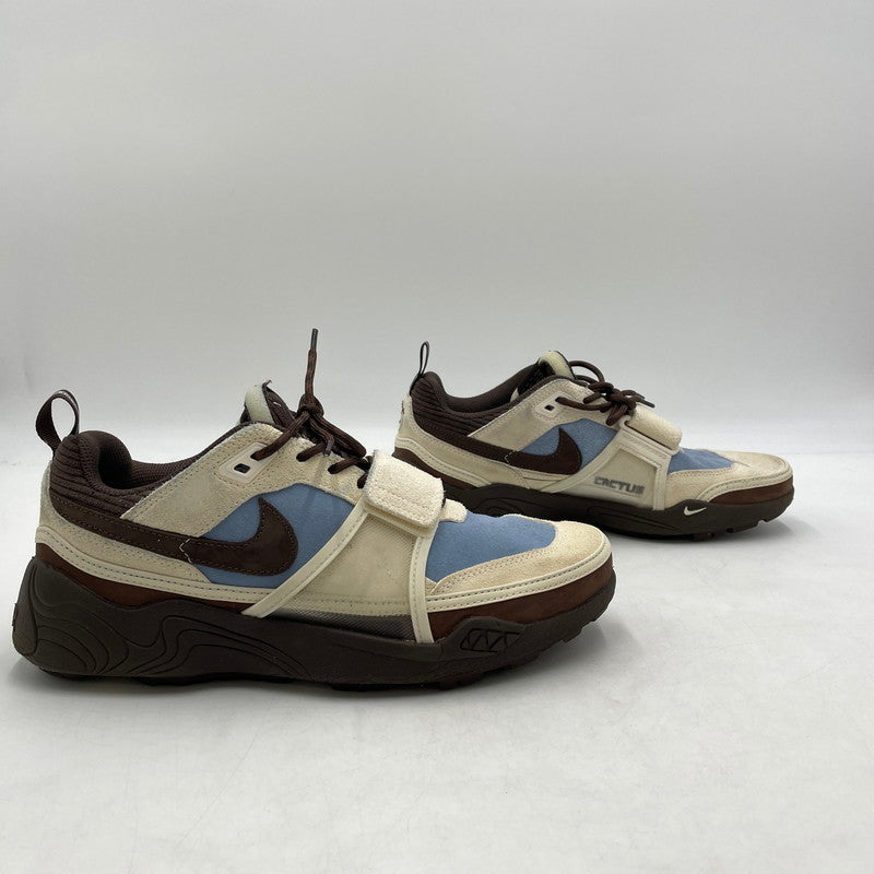 【中古品】【メンズ】 NIKE ナイキ × TRAVISSCOTT トラヴィススコット 別注コラボ ZOOM FIELD JAXX HQ3072-400 ズーム フィールド ジャックス スニーカー 靴 160-260904-yo-03-teih サイズ：27.5cm カラー：レーチェブルー/アイボリー 万代Net店