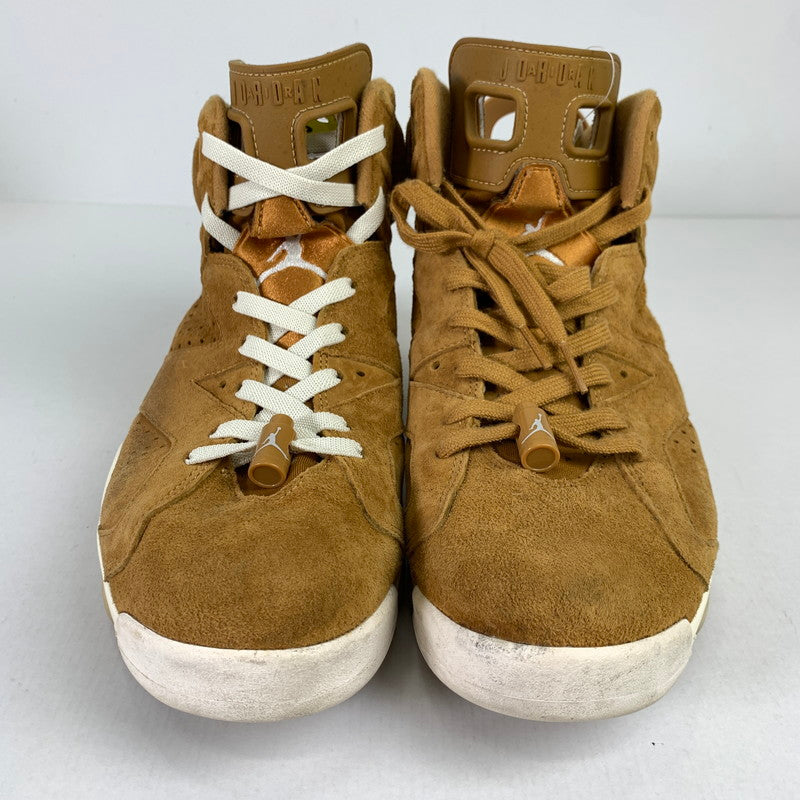 【中古品】【メンズ】 NIKE ナイキ 384664-705 AIR JORDAN 6 RETRO "WHEAT" エアジョーダン6 レトロ スニーカー 靴 160-260515-ky-08-teih サイズ：29.5cm カラー：ブラウン 万代Net店