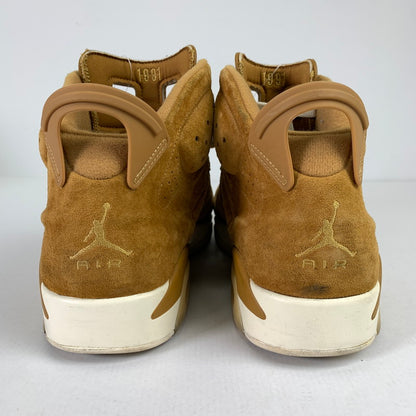 【中古品】【メンズ】 NIKE ナイキ 384664-705 AIR JORDAN 6 RETRO "WHEAT" エアジョーダン6 レトロ スニーカー 靴 160-260515-ky-08-teih サイズ：29.5cm カラー：ブラウン 万代Net店