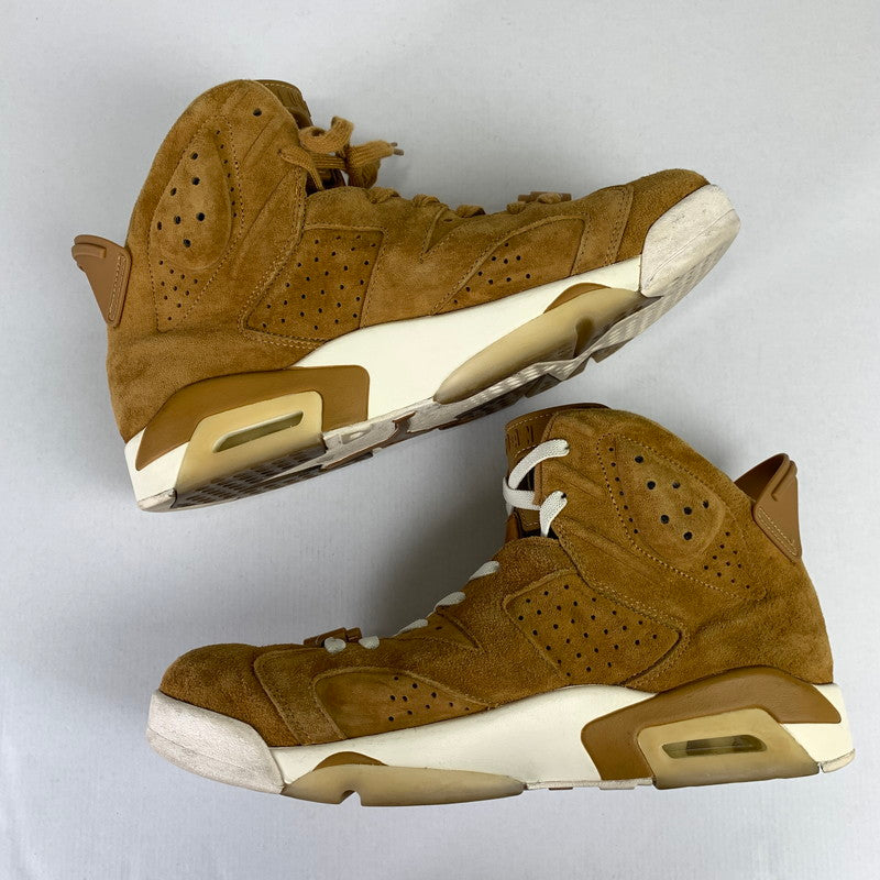 【中古品】【メンズ】 NIKE ナイキ 384664-705 AIR JORDAN 6 RETRO "WHEAT" エアジョーダン6 レトロ スニーカー 靴 160-260515-ky-08-teih サイズ：29.5cm カラー：ブラウン 万代Net店