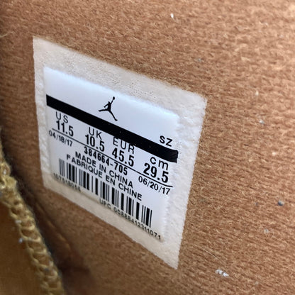 【中古品】【メンズ】 NIKE ナイキ 384664-705 AIR JORDAN 6 RETRO "WHEAT" エアジョーダン6 レトロ スニーカー 靴 160-260515-ky-08-teih サイズ：29.5cm カラー：ブラウン 万代Net店