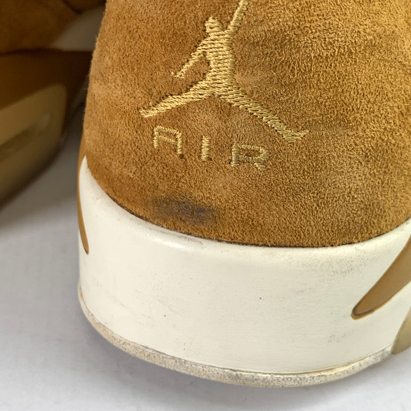 【中古品】【メンズ】 NIKE ナイキ 384664-705 AIR JORDAN 6 RETRO "WHEAT" エアジョーダン6 レトロ スニーカー 靴 160-260515-ky-08-teih サイズ：29.5cm カラー：ブラウン 万代Net店