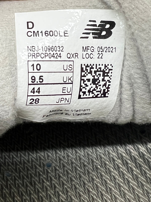 【中古品】【メンズ】 NEW BALANCE ニューバランス CM1600LE ローカットスニーカー 靴 162-260718-kk-17-hon カラー：GRAY 万代Net店