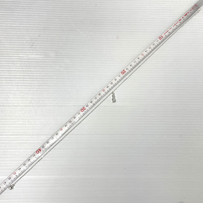 【中古品】【レディース】 UNKNOWN MOISSANITE STONE SILVER NECKLACE モアサナイト 3連ストーン シルバーネックレス アクセサリー 192-260221-yo-16-tei カラー：シルバー 万代Net店